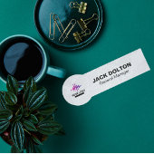 Porte-nom Balise Nom du logo d'identification d'employé dist