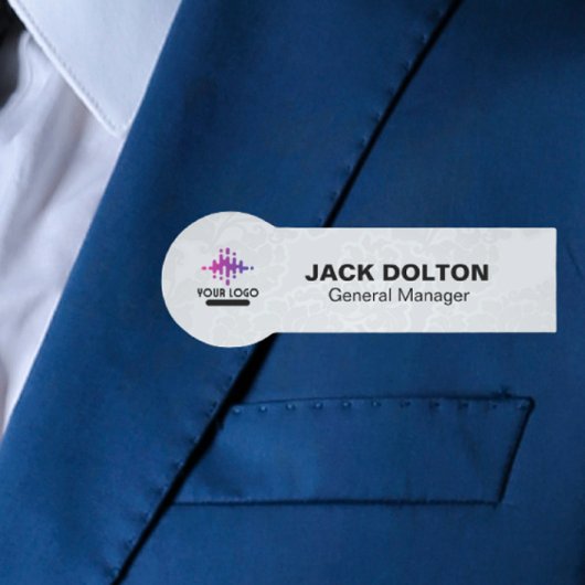 Porte-nom Balise Nom du logo d'identification d'employé dist