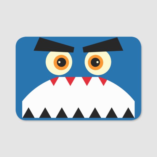 Porte-nom Balise Nom du monstre (Devant)