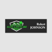 Porte-nom Balise Nom du service de pelouse (Devant)