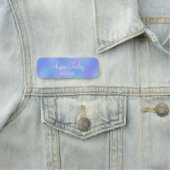 Porte-nom Balise Nom élégant Faux Iridescente Foil (En situation)