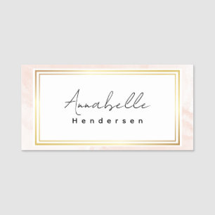 Porte-nom Balise Nom Elegante