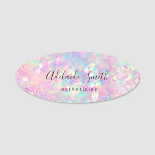 Porte-nom balise nom opal brillant