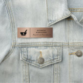 Porte-nom Balise RX Pharmacy Logo Pharmist Service Médicale (En situation)