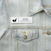 Porte-nom Balise RX Pharmacy Logo Pharmist Service Médicale (En situation)