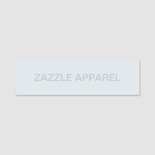Porte-nom Balise Zazzle Apparel Variété Brouillon Nom (Devant)