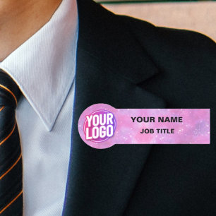 Porte-nom Balises de nom de logo personnalisées durables ave