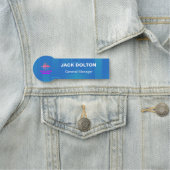 Porte-nom Balises de nom d'employé personnalisées (En situation)