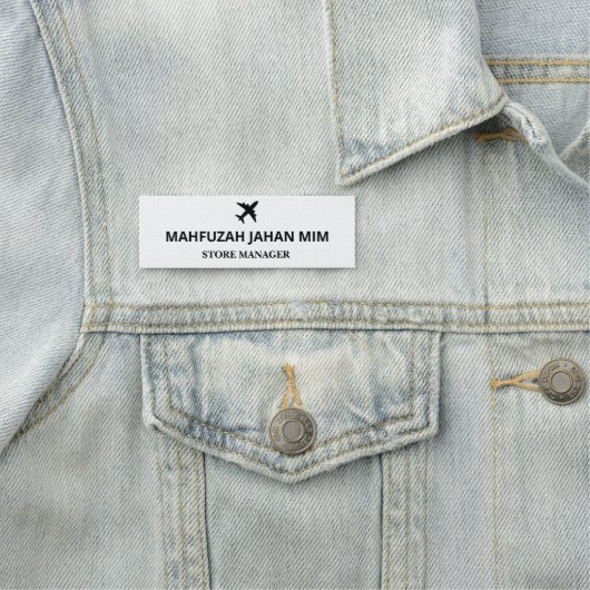 Porte-nom Balises de nom réutilisables | Métal, Plastique, L (En situation)