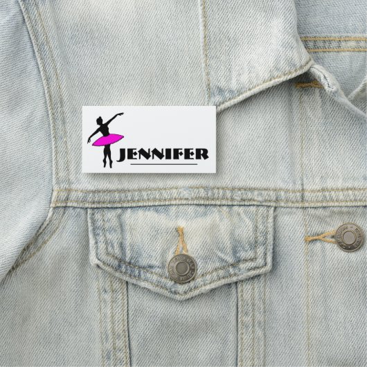 Porte-nom Ballerina Ballet Dancer Dance Studio Enseignant (En situation)