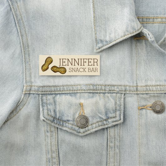 Porte-nom Ballpark cacahuètes noix rôties Snack Bar Alimenta (En situation)