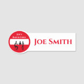 Porte-nom Barre (Devant)