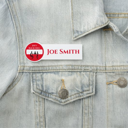 Porte-nom Barre (En situation)