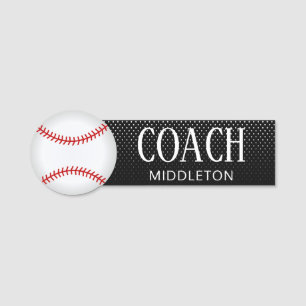 Porte-nom Baseball