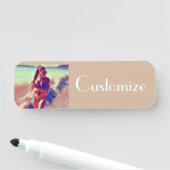 Porte-nom Beach Girl Thunder_Cove (En situation)