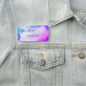 Porte-nom Beau Magnifique Élégant Dandelion violet (En situation)