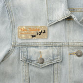 Porte-nom Beau Noël Gold SNowing Reindeers (En situation)