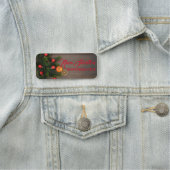 Porte-nom Beau Noël parfait (En situation)