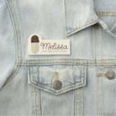 Porte-nom Beurre Italien Beurre Cookie Saupoudrer de chocola (En situation)