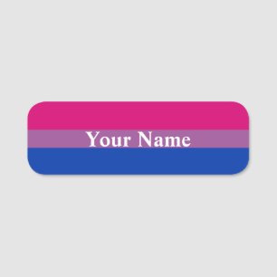 Porte-nom Bisexual pride