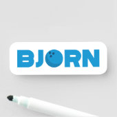 Porte-nom Bjorn (En situation)