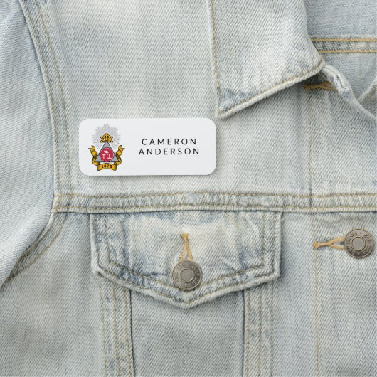 Porte-nom Blason de Phi Sigma Kappa (En situation)