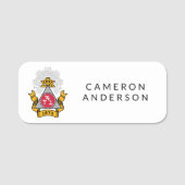 Porte-nom Blason de Phi Sigma Kappa (Devant)