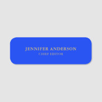 Bleu d'outremer Or Professionnel Moderne Uni