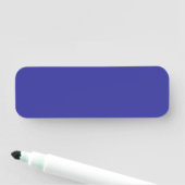 Porte-nom Bleu (pigment) (couleur solide) (En situation)