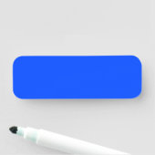Porte-nom Bleu (RYB) (couleur solide) (En situation)