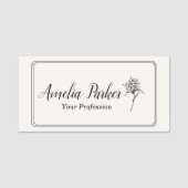 Porte-nom Blossom (Devant)