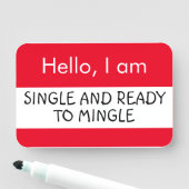 Porte-nom Bonjour ... Unique et prêt à fusionner (En situation)