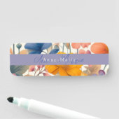 Porte-nom Botanique bohème fleurie et rustique (En situation)