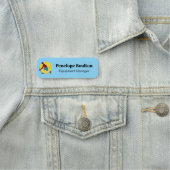 Porte-nom Boule de pique (En situation)