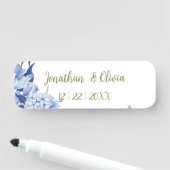 Porte-nom Bouquet floral blooming garden (En situation)