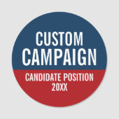 Porte-nom Bouton Créer votre propre campagne (Devant)