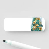 Porte-nom Branche avec Feuilles d'or Ginko Biloba (En situation)