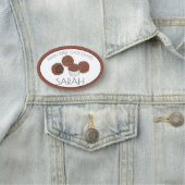 Porte-nom Brigadeiro Brésilienne Chocolat Vente de pain (En situation)