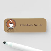 Porte-nom Café Business café professionnel espresso boutique (En situation)