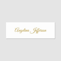 Calligraphie professionnelle Elegant or couleur