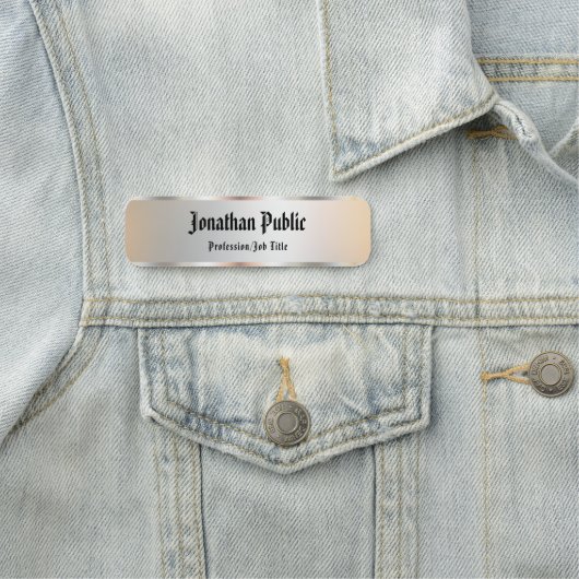 Porte-nom Calligraphie Texte du script Texte Faux Modèle Arg (En situation)