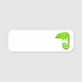 Porte-nom Caméléon vert mignon (Devant)