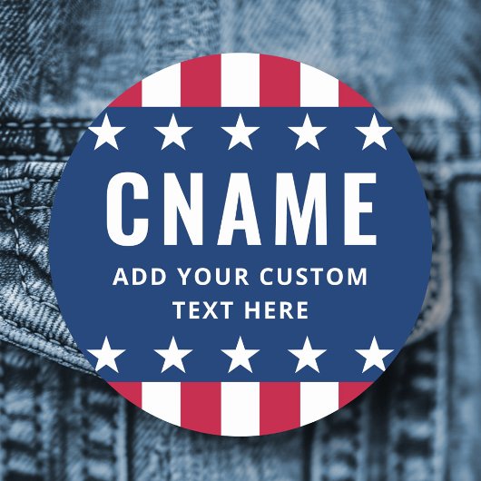 Porte-nom Candidate name slogan political election campaign