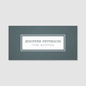 Porte-nom Canvas simple (Devant)