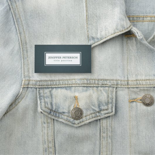 Porte-nom Canvas simple (En situation)