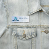 Porte-nom Caractéristiques de l'eau Blue Business (En situation)