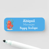 Porte-nom Caricature d'hippocampe pygmée (En situation)