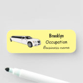 Porte-nom Caricature limousine (En situation)