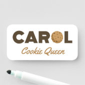 Porte-nom Carol cookie queen (En situation)