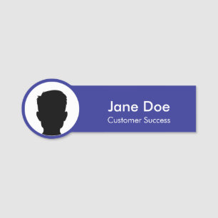 Porte-nom Carte de profil d'employé personnalisable